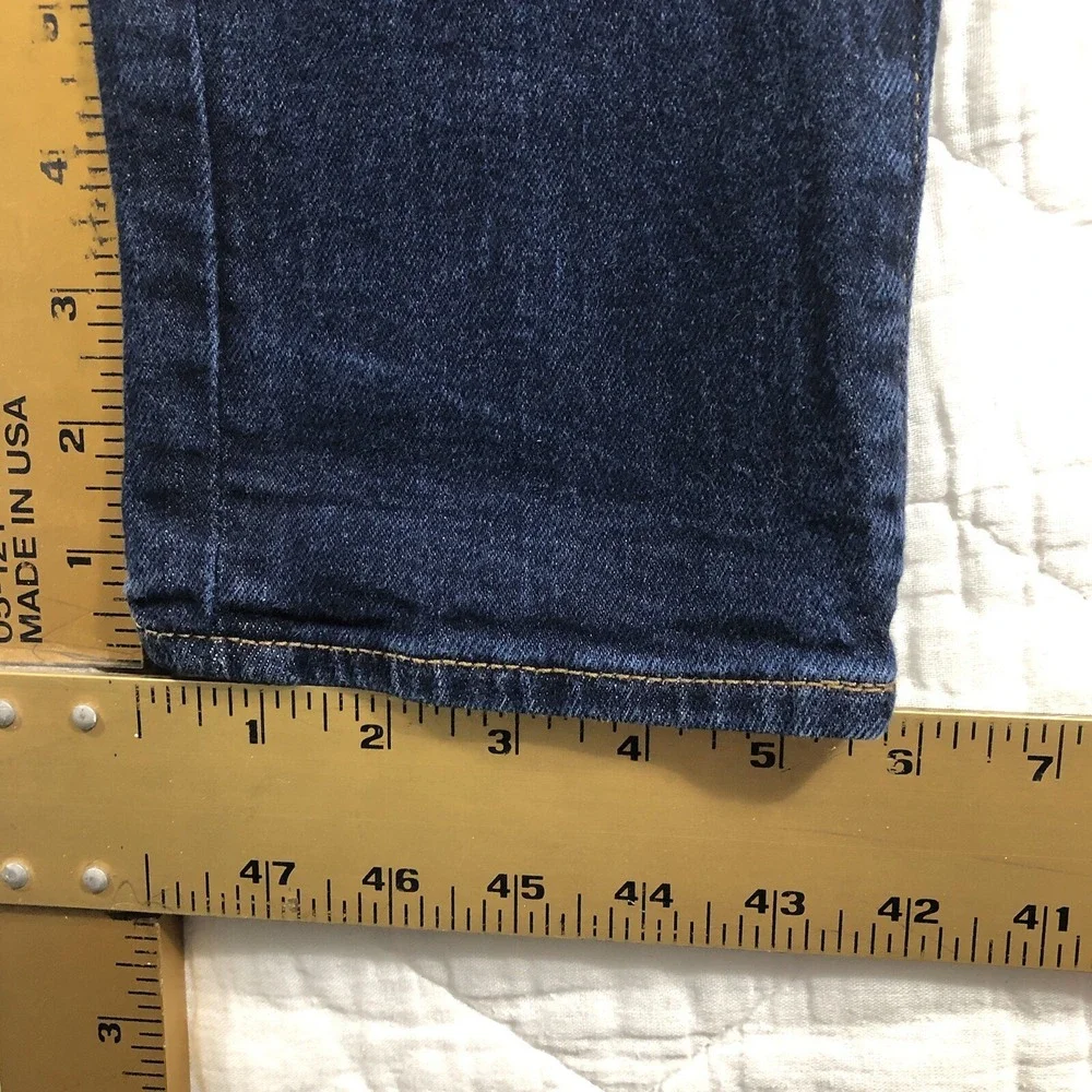 J Crew Jeans Men's Size 30 x 32‎ Denim Blue 250 Skinny Kurabo Japanese (30x29.5)